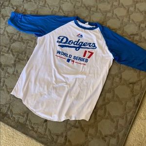 Dodger world series SHIRT XL